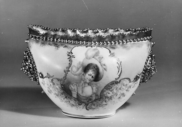 Bowl, Knowles, Taylor, and Knowles (1870–1929), Porcelain, American 