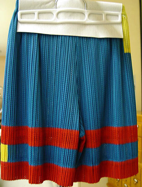 Ensemble, Issey Miyake (Japanese, 1938–2022), polyester, Japanese