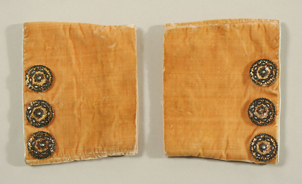 Ensemble, silk, metal, French