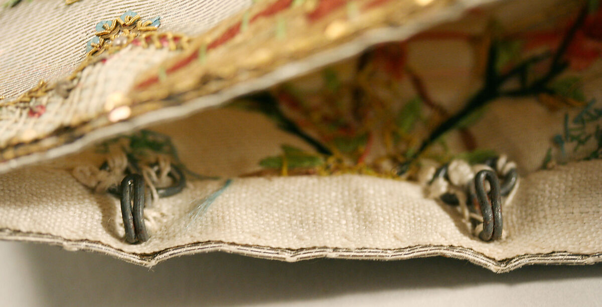 Ensemble, silk, metal, French