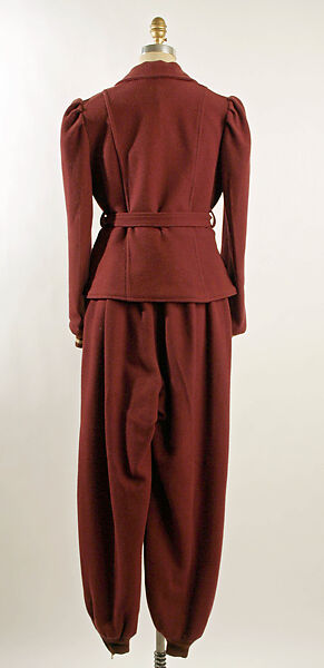 Skating ensemble, wool, American