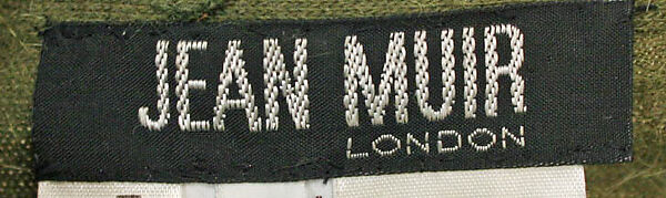 Ensemble, Jean Muir (British, 1966–2007), suede, wool, British