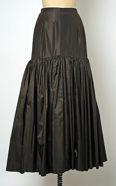 Evening dress, House of Chanel (French, founded 1910), wool, silk, French