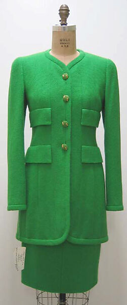 Suit, House of Chanel (French, founded 1910), wool, French 