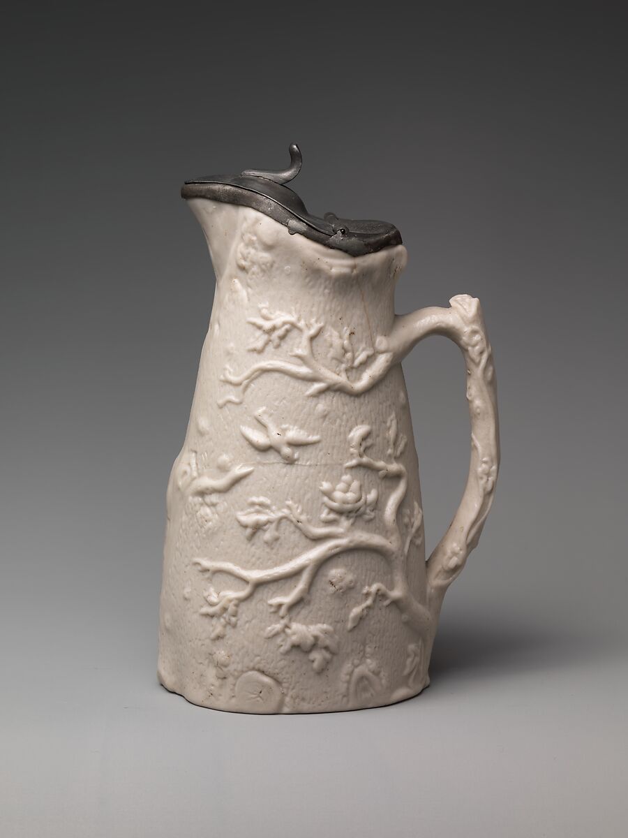 Syrup Jug, Parian porcelain, American 