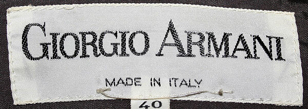 Suit, Giorgio Armani (Italian, founded 1974), wool, Italian