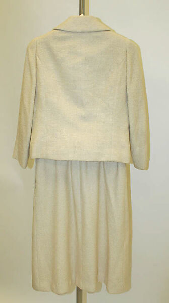 Suit, Mainbocher (French and American, founded 1930), wool, silk, American