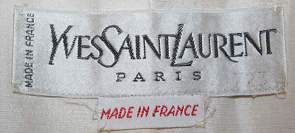 Evening ensemble, Yves Saint Laurent (French, founded 1961), silk, wool, French