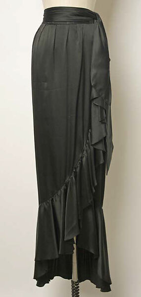 Evening ensemble, Yves Saint Laurent (French, founded 1961), silk, wool, French