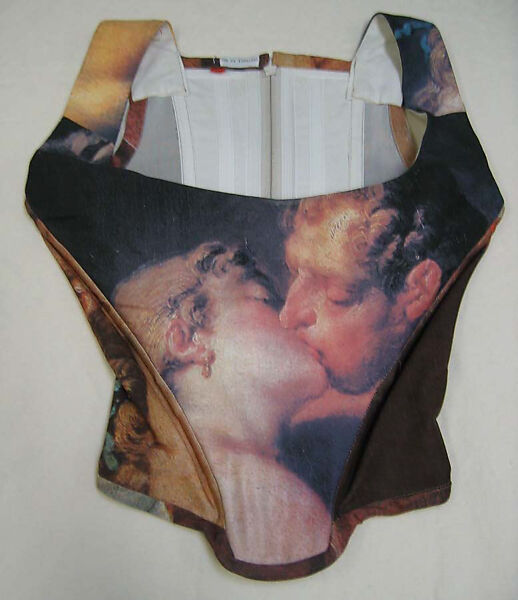 Bodice, Vivienne Westwood (British, founded 1971), viscose, lycra, British