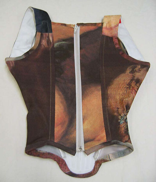 Bodice, Vivienne Westwood (British, founded 1971), viscose, lycra, British