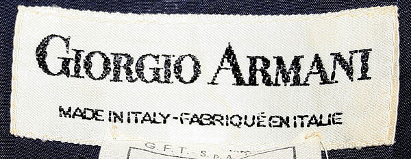 Suit, Giorgio Armani (Italian, founded 1974), linen, Italian