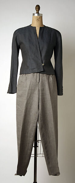 Suit, Giorgio Armani (Italian, founded 1974), linen, Italian 