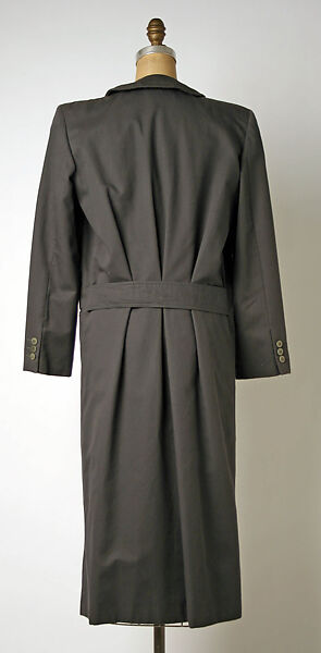 Coat, Giorgio Armani (Italian, founded 1974), cotton (?), Italian