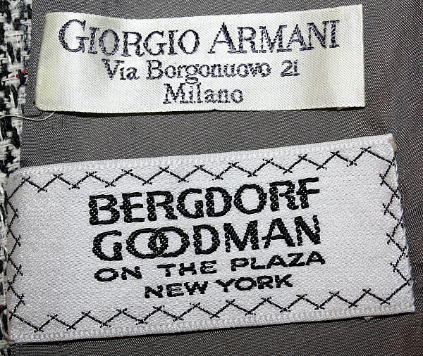 Suit, Giorgio Armani (Italian, founded 1974), flax, silk, Italian