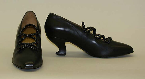 Shoes, Sybilla (Spanish, born United States, 1963), leather, wood, Spanish 