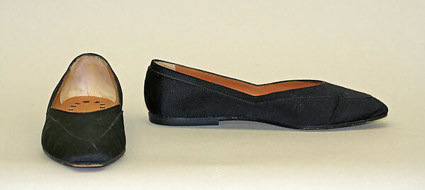 Shoes, Giorgio Armani (Italian, founded 1974), faille, leather, Italian 