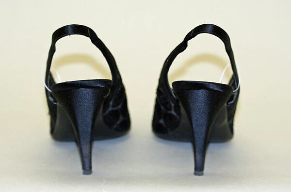 Pumps, René Mancini (French, founded 1936), leather, French