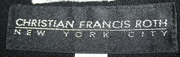 Ensemble, Christian Francis Roth (American, born 1969), wool, synthetic fiber, American