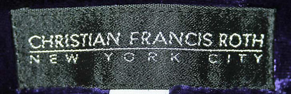 Suit, Christian Francis Roth (American, born 1969), wool, silk, American