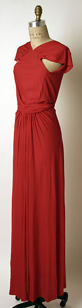 Evening dress, Madame Grès (Germaine Émilie Krebs) (French, Paris 1903–1993 Var region), silk, French