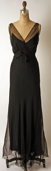 Dress, Nettie Rosenstein (American, 1890–1980), silk, American