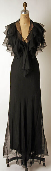 Dress, Nettie Rosenstein (American, 1890–1980), silk, American 