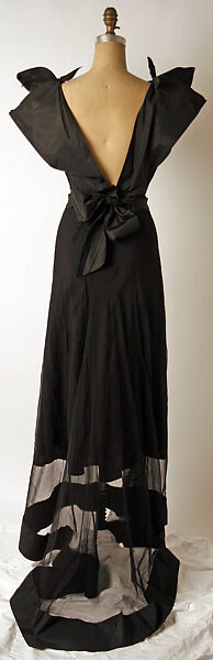 Evening dress, Nettie Rosenstein (American, 1890–1980), silk, American