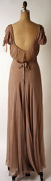 Evening ensemble, Nettie Rosenstein (American, 1890–1980), silk, American