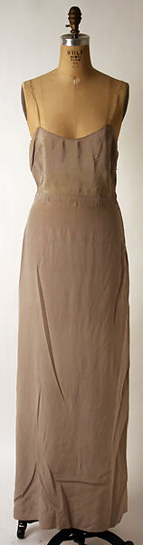 Evening ensemble, Nettie Rosenstein (American, 1890–1980), silk, American