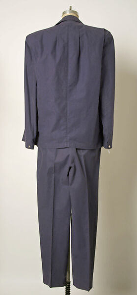 Suit, Mugler (French, founded 1974), cotton, French
