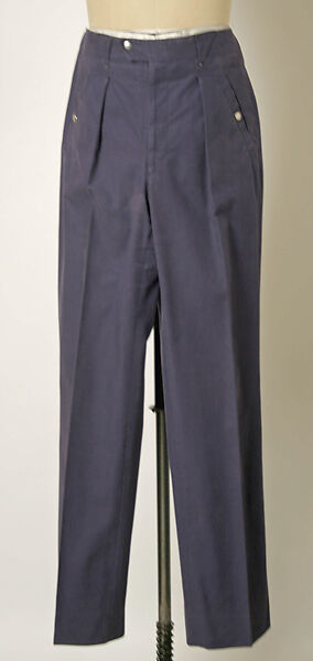 Suit, Mugler (French, founded 1974), cotton, French