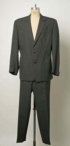 Suit, Mugler (French, founded 1974), wool, French 