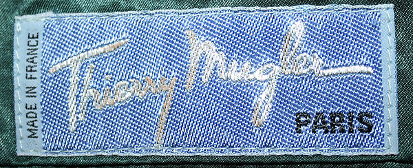 Suit, Mugler (French, founded 1974), wool, French