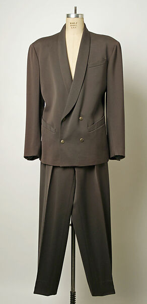 Suit, Mugler (French, founded 1974), wool, French 