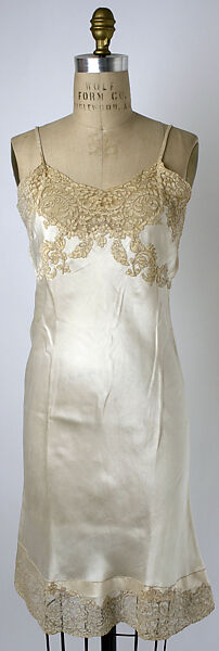 Wedding trousseau, silk, cotton, American