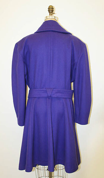 Coat, Mugler (French, founded 1974), wool, French