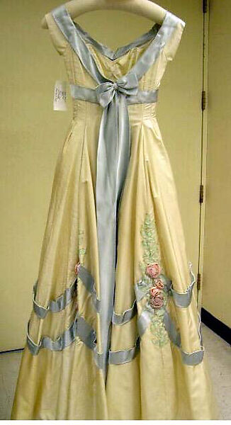 Evening dress, Ann Lowe (American, Clayton, Alabama ca. 1898–1981 Queens, New York), silk, polyester, American
