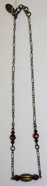 Ensemble, Rifat Ozbek (British, born Turkey, 1953), silk, straw, fur, metal, glass, British