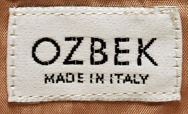 Ensemble, Rifat Ozbek (British, born Turkey, 1953), silk, straw, fur, metal, glass, British