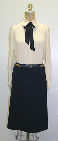 Suit, House of Chanel (French, founded 1910), wool, silk, French