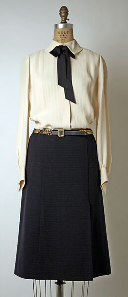 Suit, House of Chanel (French, founded 1910), wool, silk, French