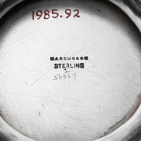 Two-handled Bowl, Marcus and Co. (American, New York, 1892–1942), Silver, stones, American