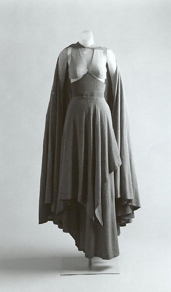 Evening dress, Madame Grès (Germaine Émilie Krebs) (French, Paris 1903–1993 Var region), angora, French 