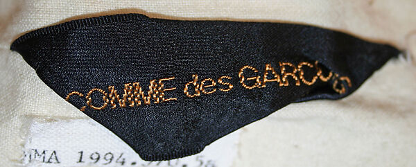 Ensemble, Comme des Garçons (Japanese, founded 1969), cotton, synthetic fiber, silk, Japanese