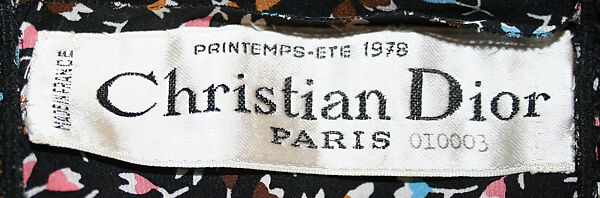 Evening ensemble, House of Dior (French, founded 1946), silk, French