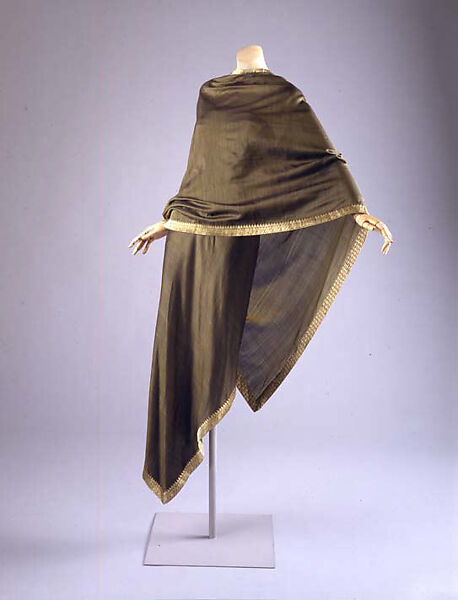 Evening ensemble, (a–c) House of Balenciaga (French, founded 1937), silk, French
