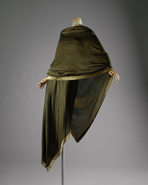 Evening ensemble, (a–c) House of Balenciaga (French, founded 1937), silk, French 