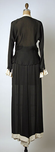Evening ensemble, House of Chanel (French, founded 1910), silk, French