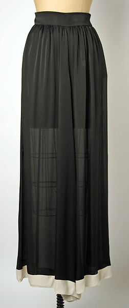 Evening ensemble, House of Chanel (French, founded 1910), silk, French